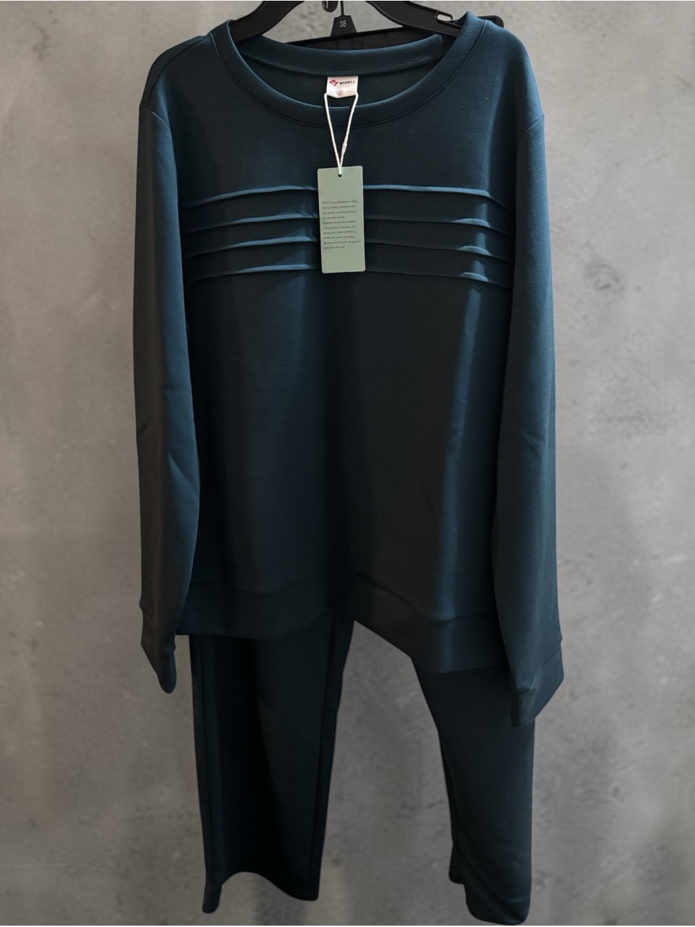 Relaxed Track Jogger Set in Dark Teal